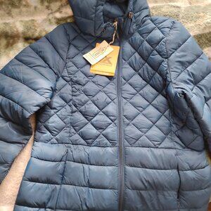 ZeroXposure, puffer coat, MIDNIGHT w/ hood                SMALL   NWT